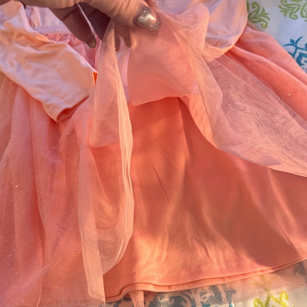 Jumping Beans Peach Moana Kids Dress - Picture 8 of 12